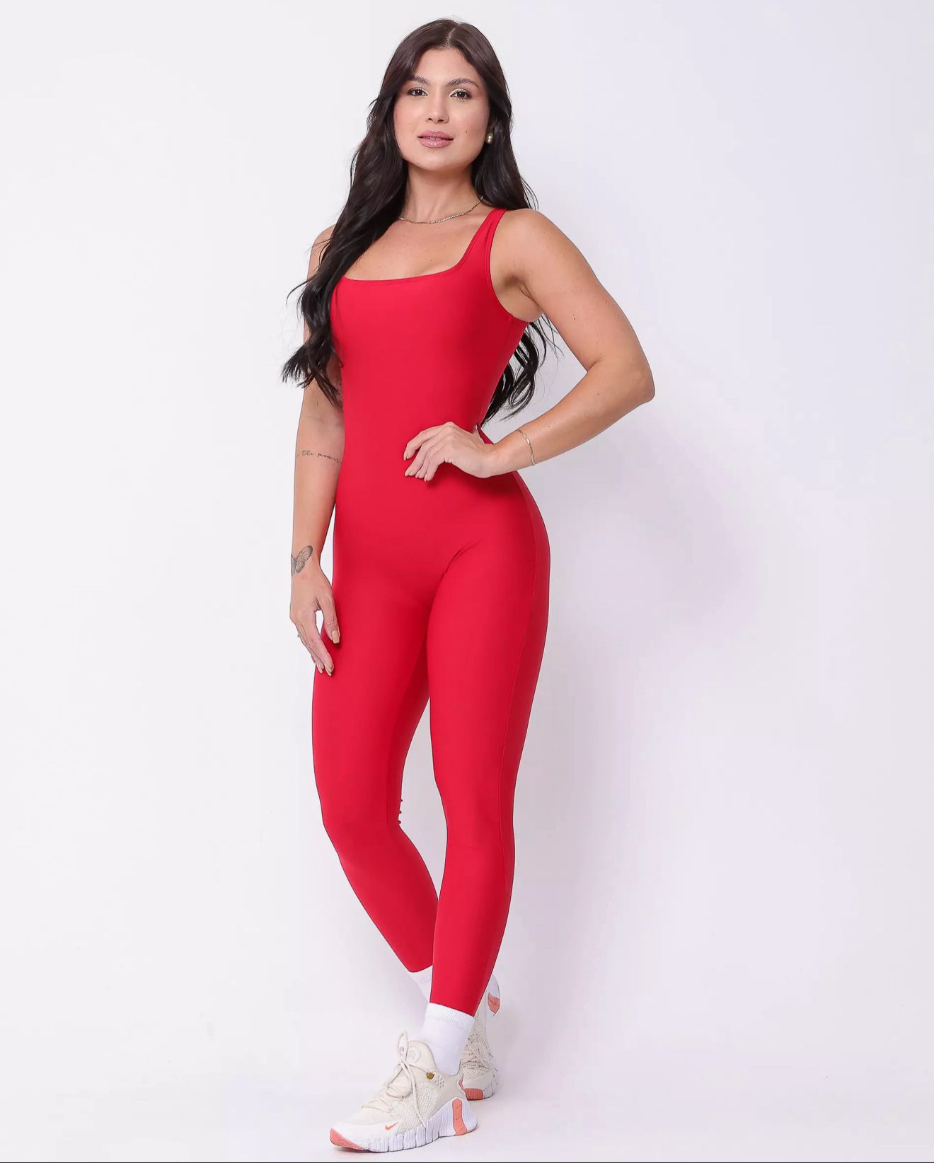 Macacão Fitness Vermelho