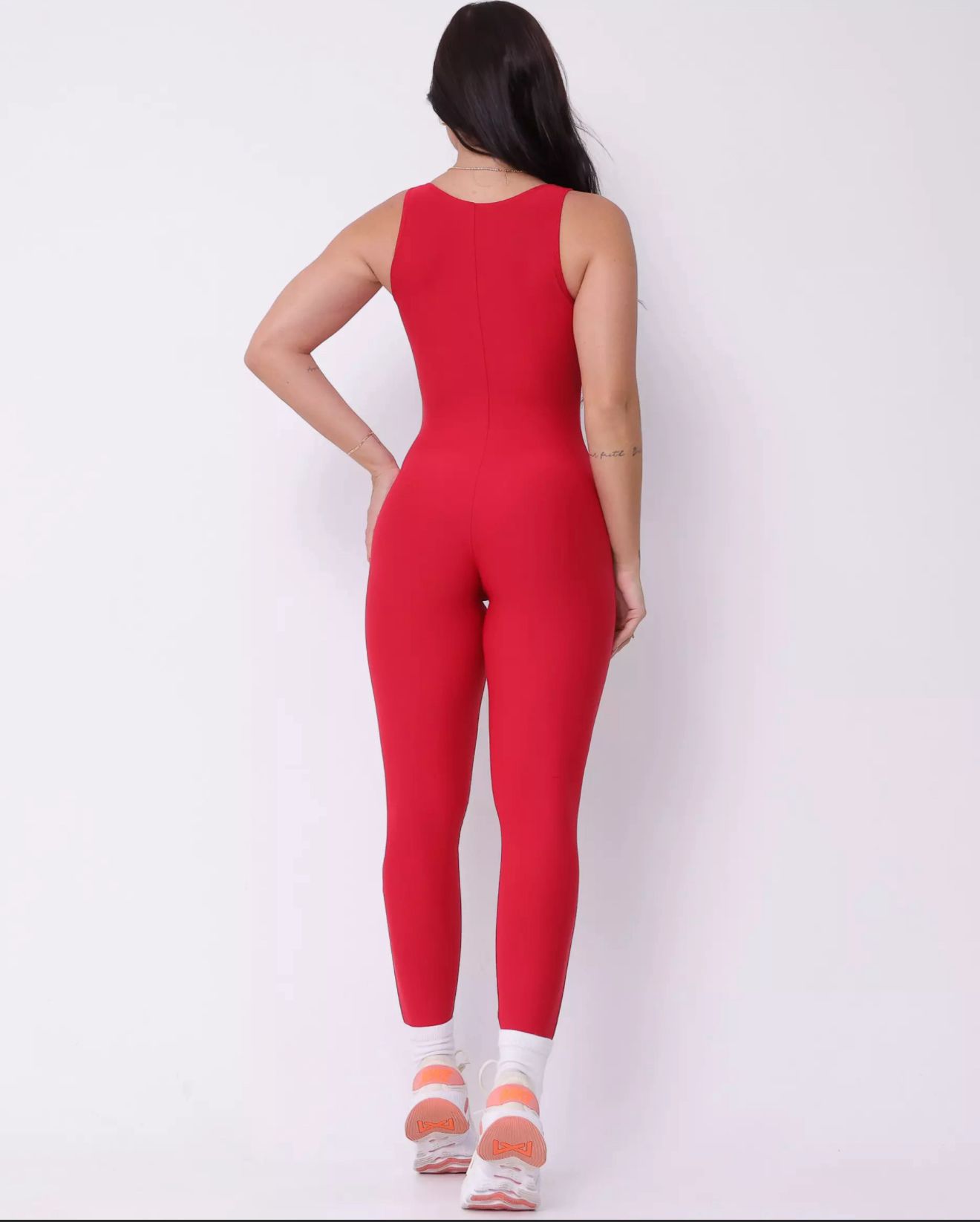 Macacão Fitness Vermelho - Imagem 3