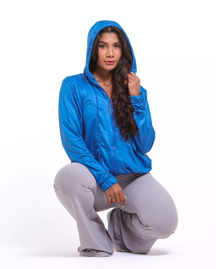 Jaqueta Corta-Vento Ultra Leve Palace Blue - Imagem 4