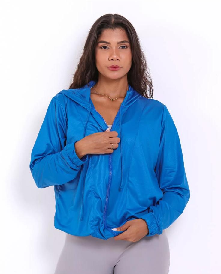 Jaqueta Corta-Vento Ultra Leve Palace Blue
