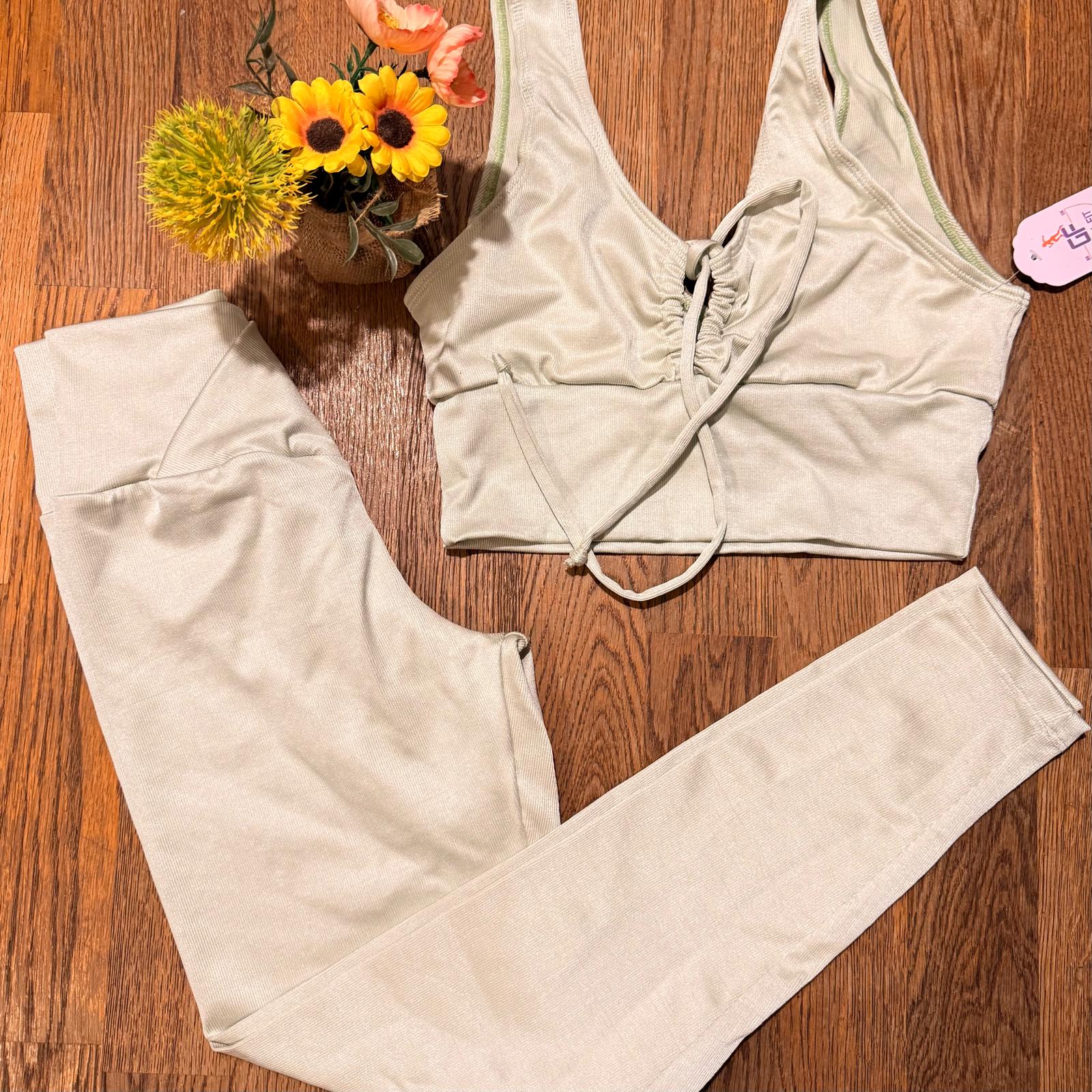 Conjunto Legging – Verde Água