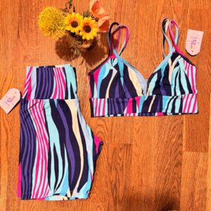 Conjunto Bermuda – Listrado Multicolorido